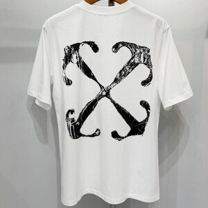 Off-White Men's Scratch Arrow White T-Shirt